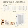 COSTWAY Afsluitrooster voor honden, 60 cm hoog, houten Productafbeelding-voorbeeld 3