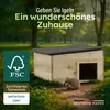 Moorland Casetta per ricci resistente all'inverno Legno per Anteprima dell’immagine prodotto 2
