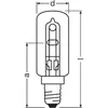 OSRAM Halogen Halolux T  40W E14 klar 64861 T Röhre Produktbild-Vorschau 3