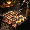 Żeliwny ruszt grillowy kwadratowy 67 x 40 cm solidny do Podgląd zdjęcia produktu 4
