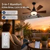Ventilateur de Plafond E27 avec Lumière & Haut-Parleur Voir les images du produit 7