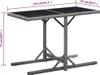 vidaXL Gartentisch Anthrazit 110x53x72 cm Glas und Poly Produktbild-Vorschau 7