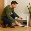regalik lavica na topánky so sedadlom - Lavica s botníkom v Náhľad obrázku produktu 4
