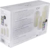 The image shows the side and top of a product box for LED candles. Produktbild-Vorschau