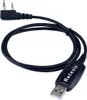 A black programming cable with a USB connector on one end and a two-pin connector on the other. Produktbild-Vorschau