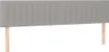 vidaXL Testiere 2 pz. Tessuto grigio chiaro 100x5x78/88 cm Anteprima dell’immagine prodotto 1