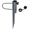 A metal umbrella stand spike with a handle and a cap. Produktbild-Vorschau