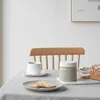 Keramická miska na máslo DOWAN s víkem, uchovává máslo Náhled obrázku produktu 7