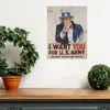 Blechschild G1521 I Want You For U.S. Army 25 x 33 Productafbeelding-voorbeeld 2