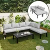 Zestaw ogrodowy Flieks 6-osobowy, sofa ogrodowa z Podgląd zdjęcia produktu 1