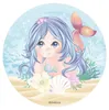Tortenaufleger Meerjungfrau Disque azyme 20 cm - Produktbild-Vorschau 1