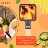 Padelle per raclette Syntrox quadrate con manico in bambù 8 Anteprima dell’immagine prodotto 8