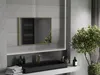 Obdĺžnikové kúpeľňové zrkadlo Mexen Loft 80 x 60 cm, zlatý Náhľad obrázku produktu 2