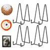Set van 4 metalen bordenstandaards. Bordenhouders, Productafbeelding-voorbeeld 1