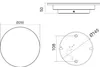 LED Außenwandleuchte rund, flach Anthrazit Produktbild-Vorschau 7