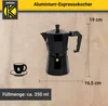 Karl Krüger 502S Alu-Espressokocher schwarz, 6 Tassen Produktbild-Vorschau 6