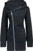 RED by EMP Damen schwarze lange Sweatjacke mit Produktbild-Vorschau 1