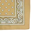 Bandana Tuch Paisley Muster 02 natur weiß quadratisches Produktbild-Vorschau 4
