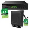 AXRED T90 HD DVBT2 Receiver + AX055 DVB-T/DVB-T2 Antenne Produktbild-Vorschau 1