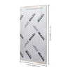A product shot of sound deadening mats with dimensions indicated. Produktbild-Vorschau