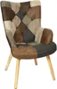 Fauteuil Helsinki Patchwork Pu Voir les images du produit 8