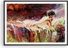 Gerahmtes Poster - Schwarzer Rahmen - Frau Modell - 100x70 Produktbild-Vorschau 1