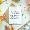 Mr. & Mrs. Panda babykarte Spruch Steinbock Entschlossen - Produktbild-Vorschau 3