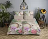 HIP Bettbezug "mandala, fiori e un pappagallo" - Sabbia - Anteprima dell’immagine prodotto 2