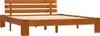 vidaXL Lit en bois massif pin brun miel 180x200 cm Voir les images du produit 1