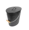 Ascheeimer 24 L für Kamin, Ofen & Grill schwarz 39 x 27 x Produktbild-Vorschau 3