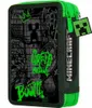A Minecraft-themed pencil case with a zipper and a small Creeper charm. Náhled obrázku produktu