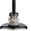 Front view of a Makita angle grinder on a white background. Produktbild-Vorschau