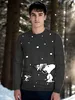 The Peanuts Winterpullover Uni - Snoopy Winter Strick Produktbild-Vorschau 3