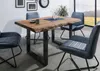 MASSIVMOEBEL24 Baumtisch Sheesham 160x90x77 grau gebeizt / Produktbild-Vorschau 9