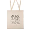Mr. & Mrs. Panda Tote Bag Weil du die beste... - Produktbild-Vorschau 3