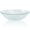 vidaXL Lavabo in vetro temperato 42 cm trasparente Anteprima dell’immagine prodotto 6