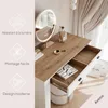 Idohome Coiffeuse, console avec tiroir, table de Voir les images du produit 7