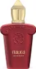 A studio shot of a red perfume bottle with a gold cap. Náhľad obrázku produktu