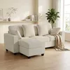 HOMCOM Ecksofa 235,5cm L-Form Sofa 3-Sitzer mit umkehrbarer Produktbild-Vorschau 2
