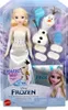 A toy doll set featuring Elsa and Olaf from Disney's Frozen, presented in its retail packaging. Produktbild-Vorschau