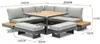 Gartenlounge Dining Toscane XXL de Luxe verstellbares Produktbild-Vorschau 17
