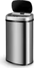 A silver automatic trash can with its lid open, shown against a white background. Náhľad obrázku produktu