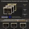 Armadio a specchio per bagno con illuminazione 80x16x60cm Anteprima dell’immagine prodotto 5
