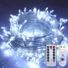 5m 50 LED Lichterkette Weiß USB 8 Lichtmodi Wasserdichte Produktbild-Vorschau 1