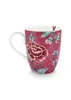 PIP STUDIO Flower Festival Henkelbecher dark pink 350 ml Produktbild-Vorschau 1
