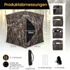 COSTWAY Tente de chasse 360°, Cachette de chasse pop-up Voir les images du produit 3