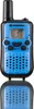 A blue and black walkie-talkie is shown against a white background. Produktbild-Vorschau