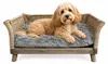 UNUS Hundekorb Hundebett zum selber aufbauen grau washed Produktbild-Vorschau 1