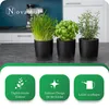 Novaliv Stilvolle 10er Set Kräutertopf aus Kunststoff Produktbild-Vorschau 2