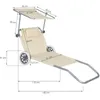 Chaise longue de plage Chaise longue de transport Chaise Voir les images du produit 5